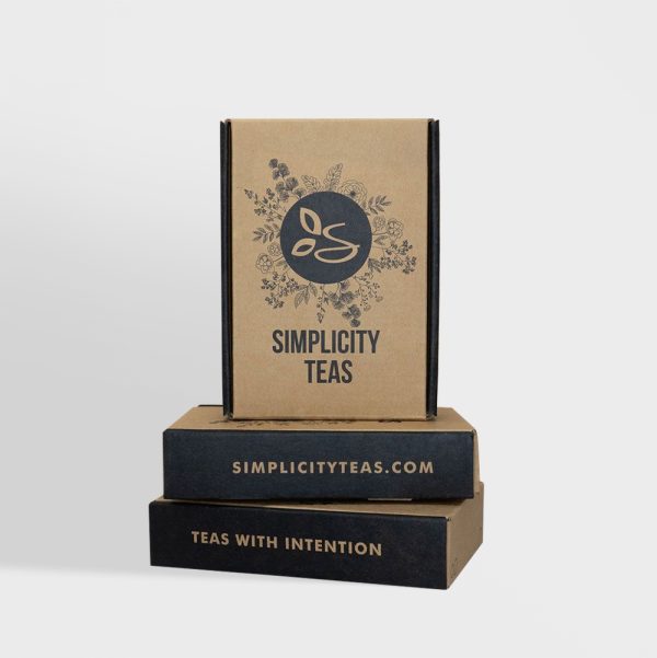 kraft tea packaging boxes