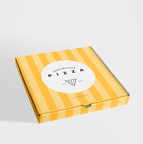 printed corrugated pizza boxes