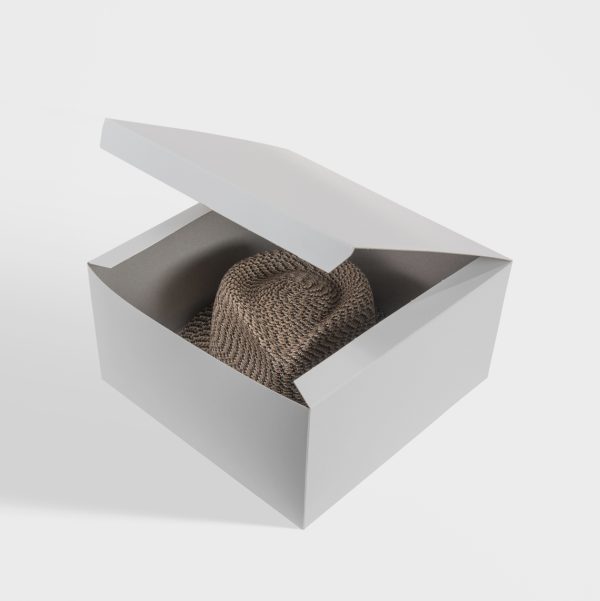 plain cardboard hat boxes