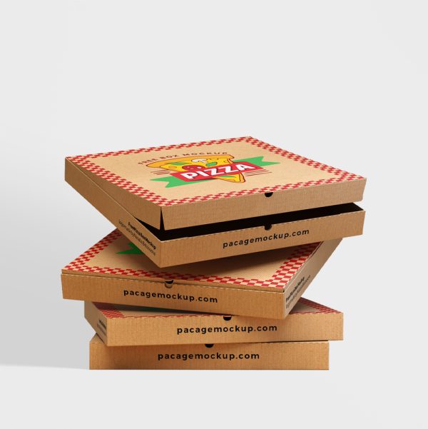 corrugated pizza boxes