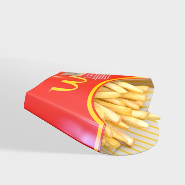 printed fries boxes