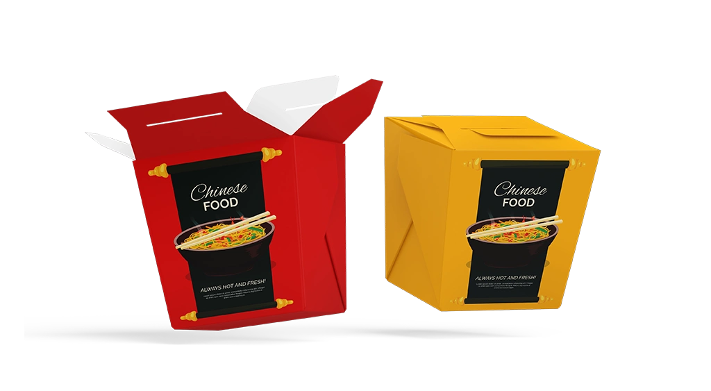 Custom Chinese Take Out Boxes Wholesale with Logo