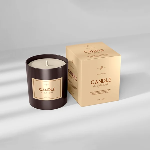 Candle gift box packaging