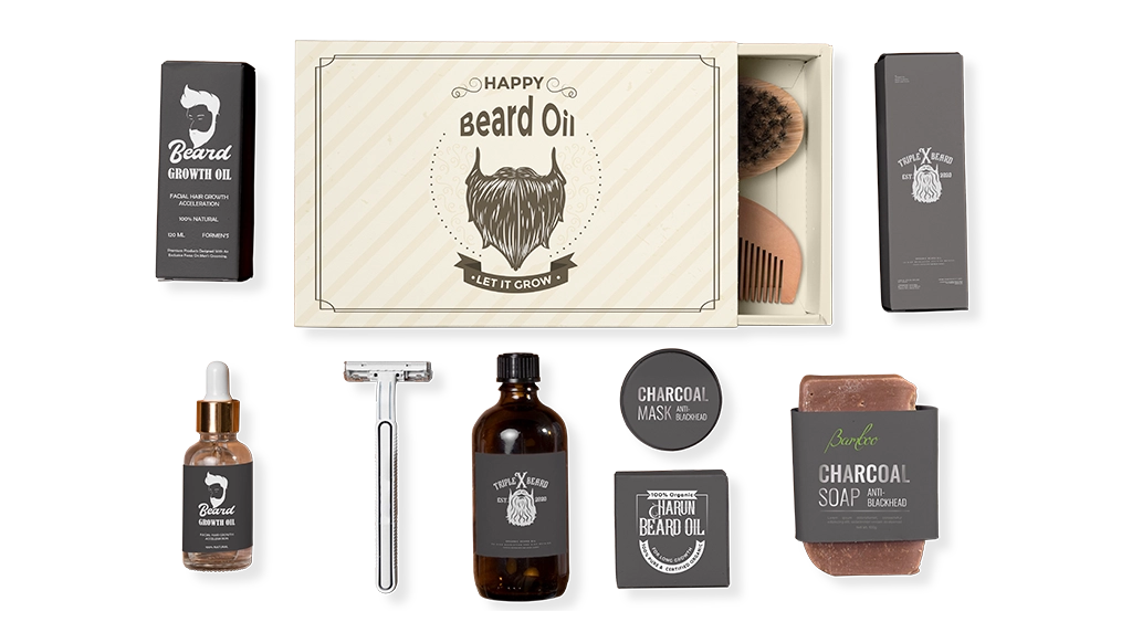 Creative skincare box packaging collection