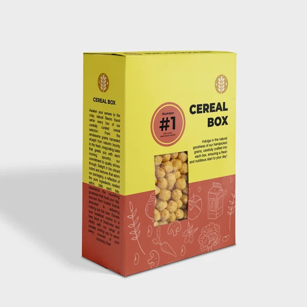 Custom cereal box