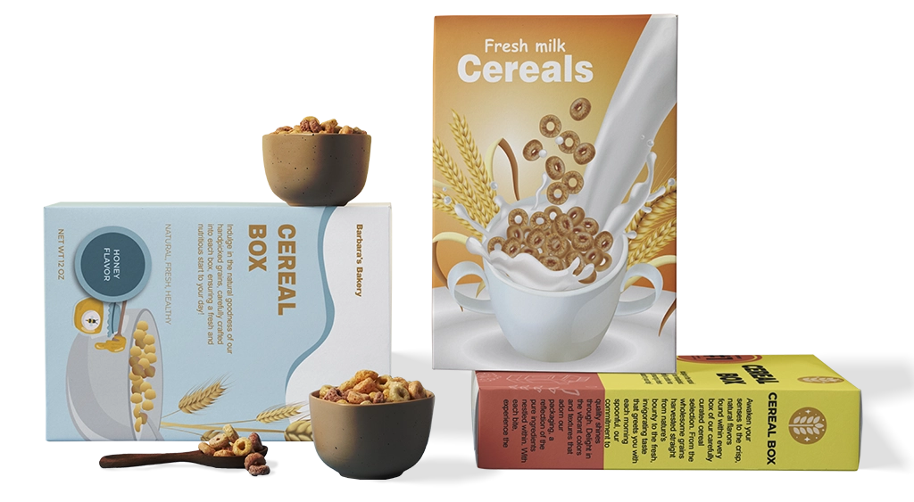 Custom cereal boxes wholesale