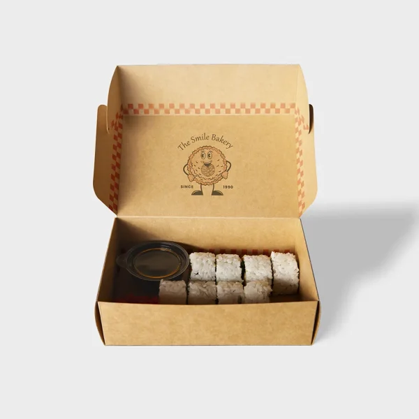 Eco-friendly bakery packaging gift boxes