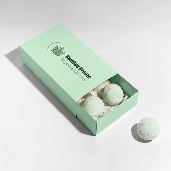 Personalized bath bomb packaging