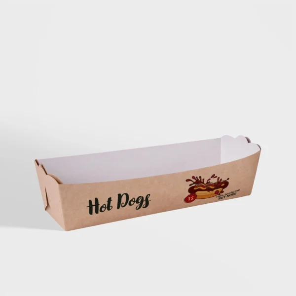 Personalized hot dog boxes