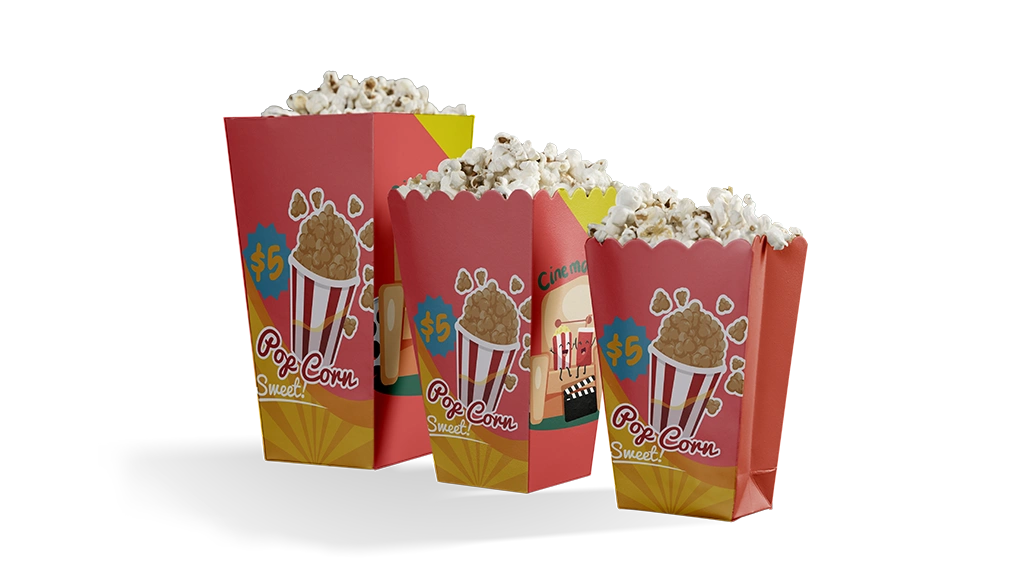Wholesale Custom Popcorn Boxes