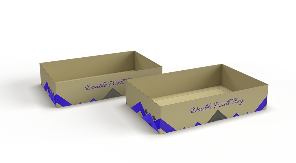 Wholesale Custom Double Wall Tray Boxes