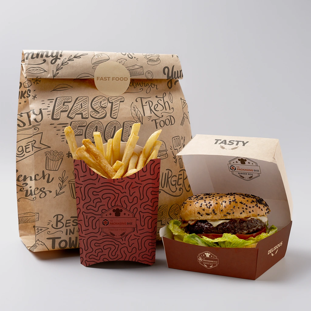 personalized fast food takeaway boxes