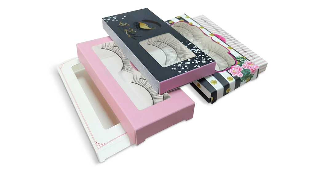 Wholesale Custom Eyelash Packaging Boxes