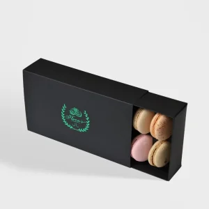 Black Macaron Boxes for Elegant and Premium Packaging