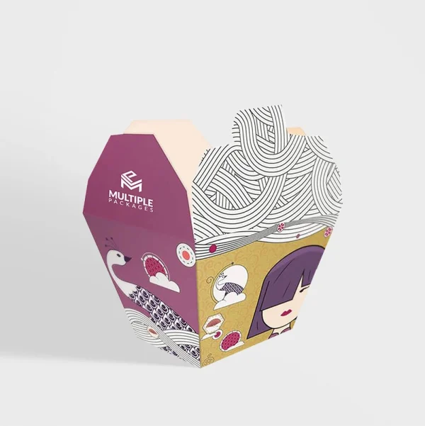 Chinese food packaging boxes with custom printed design USA