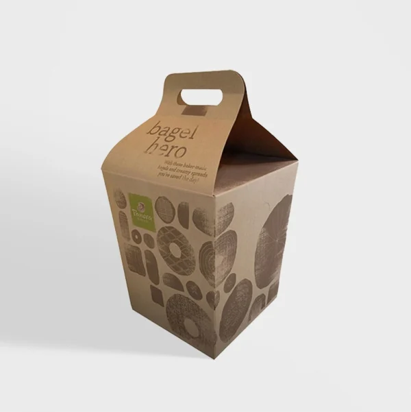 Gable Chinese food boxes with vibrant design