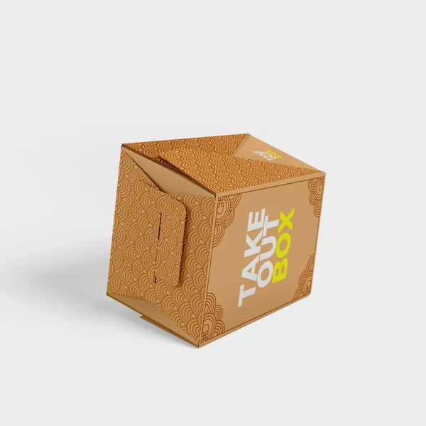 Custom printed Chinese take out boxes with logo design