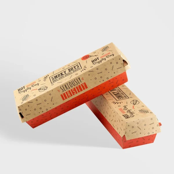 Gable Hot Dog Boxes for Convenient and Stylish Packaging
