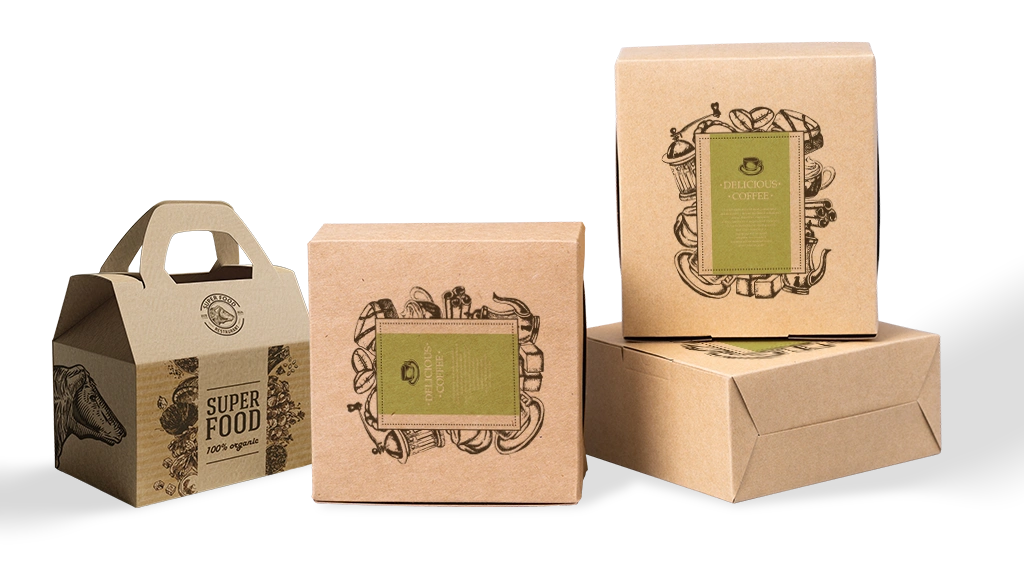 Kraft boxes wholesale for retail and shipping use