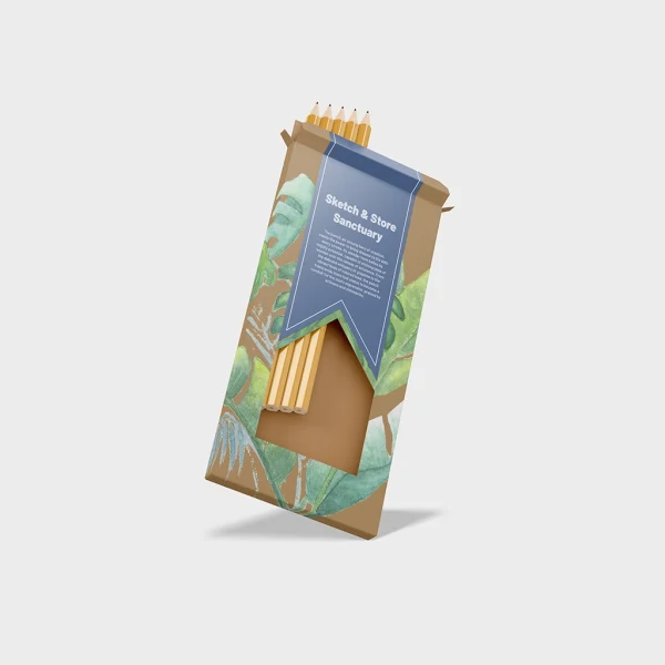 custom cardboard pencil boxes with logo