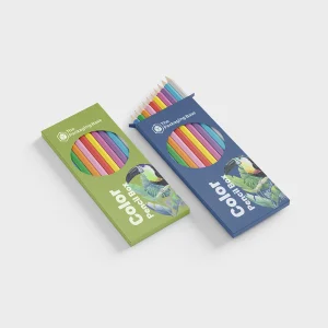custom printed pencil packaging boxes with logo