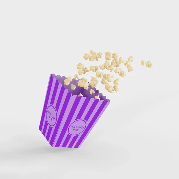 Custom Popcorn Packaging for Branded and Attractive Food Presentation