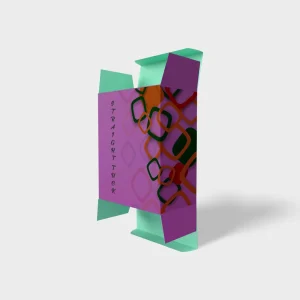 Custom straight tuck end boxes with tailored designs and durable construction, ideal for retail and promotional packaging.