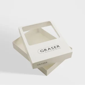 custom printed window t shirt packaging boxes
