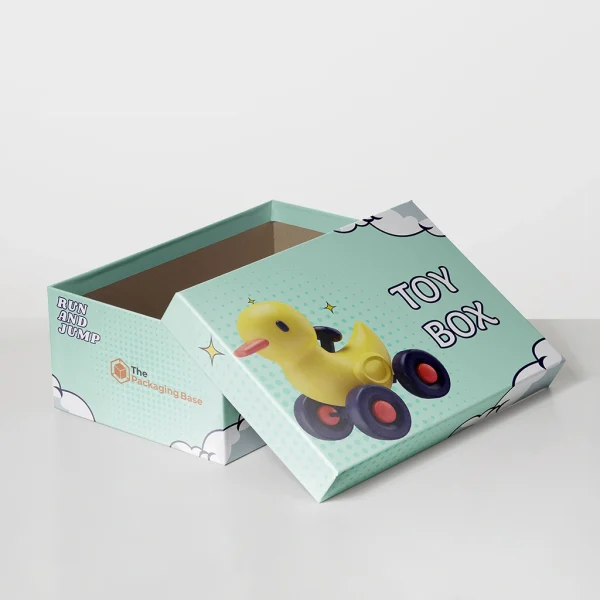 custom printed toy packaging boxes with logo