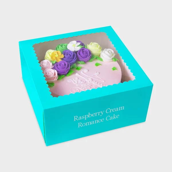 Custom window cake boxes for attractive cake display packaging