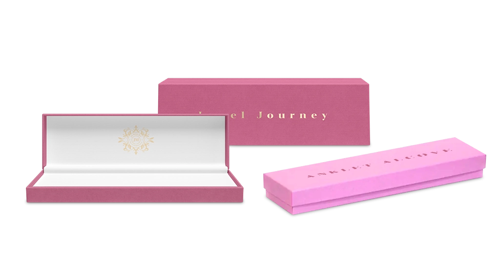 custom printed rigid anklet packaging boxes