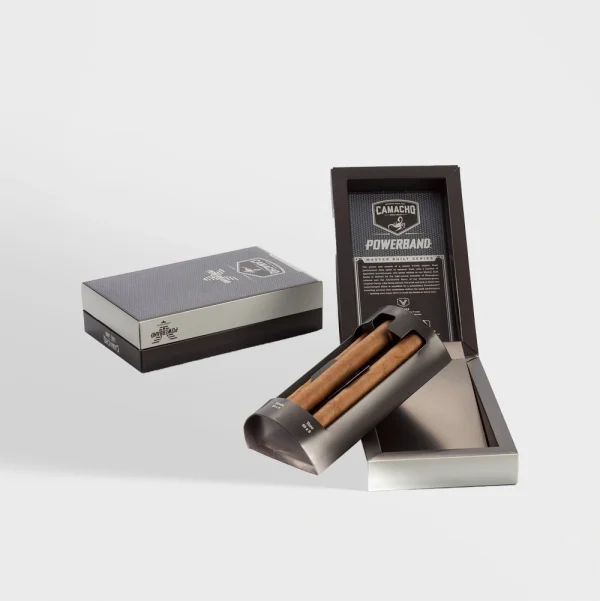 Cigar boxes with a window design, ideal for premium packaging and product display.