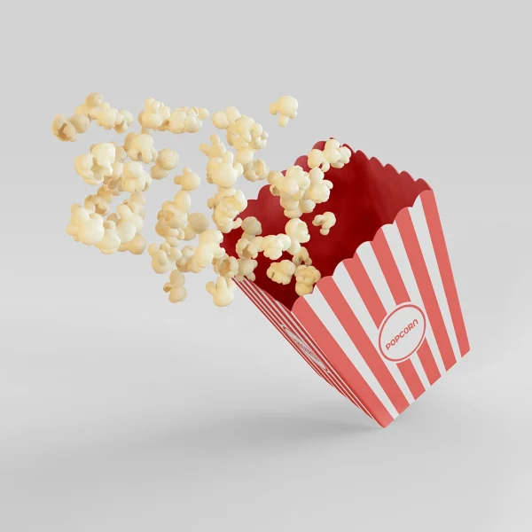 Personalized Box of Popcorn for Unique and Branded Packaging Personalized Box of Popcorn | The Packaging Base