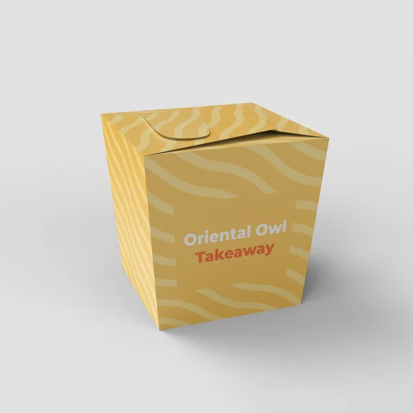 Custom Chinese take out boxes with personalized packaging design