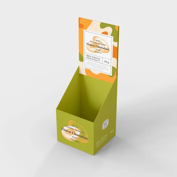 printed cardboard display