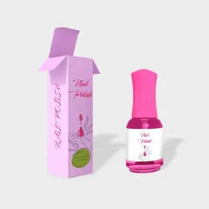 Printed nail polish boxes with custom designs