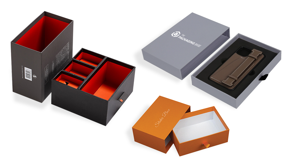 Custom Printed Drawer Style Rigid Boxes Wholesale