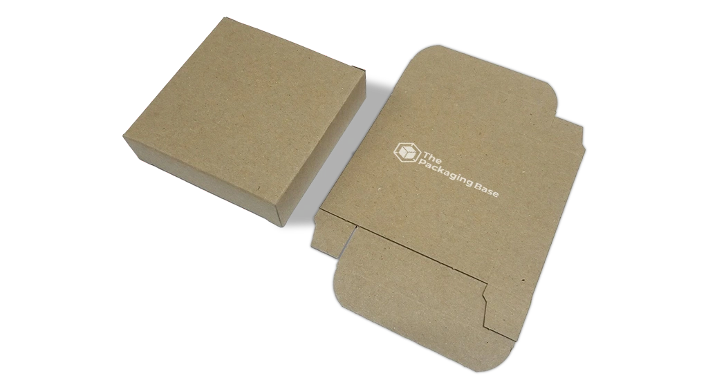 Wholesale reverse tuck kraft boxes with eco-friendly materials and durable design, ideal for packaging and shipping.