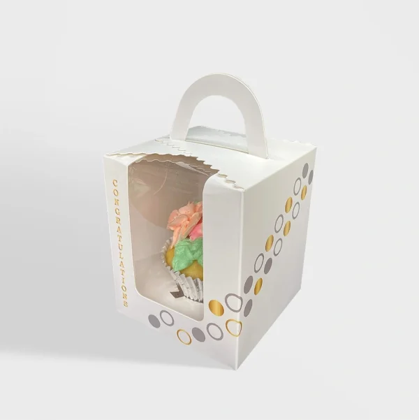 Window Cupcake Packaging Boxes for Elegant Product Display